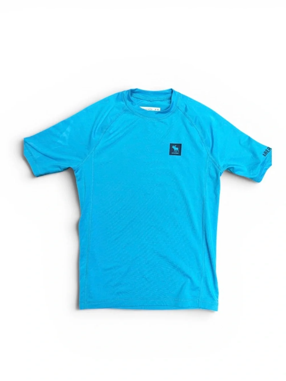 Abercrombie Kids UPF 50+ Light Blue Tee Shirt 9/10 – Discoloration Shown